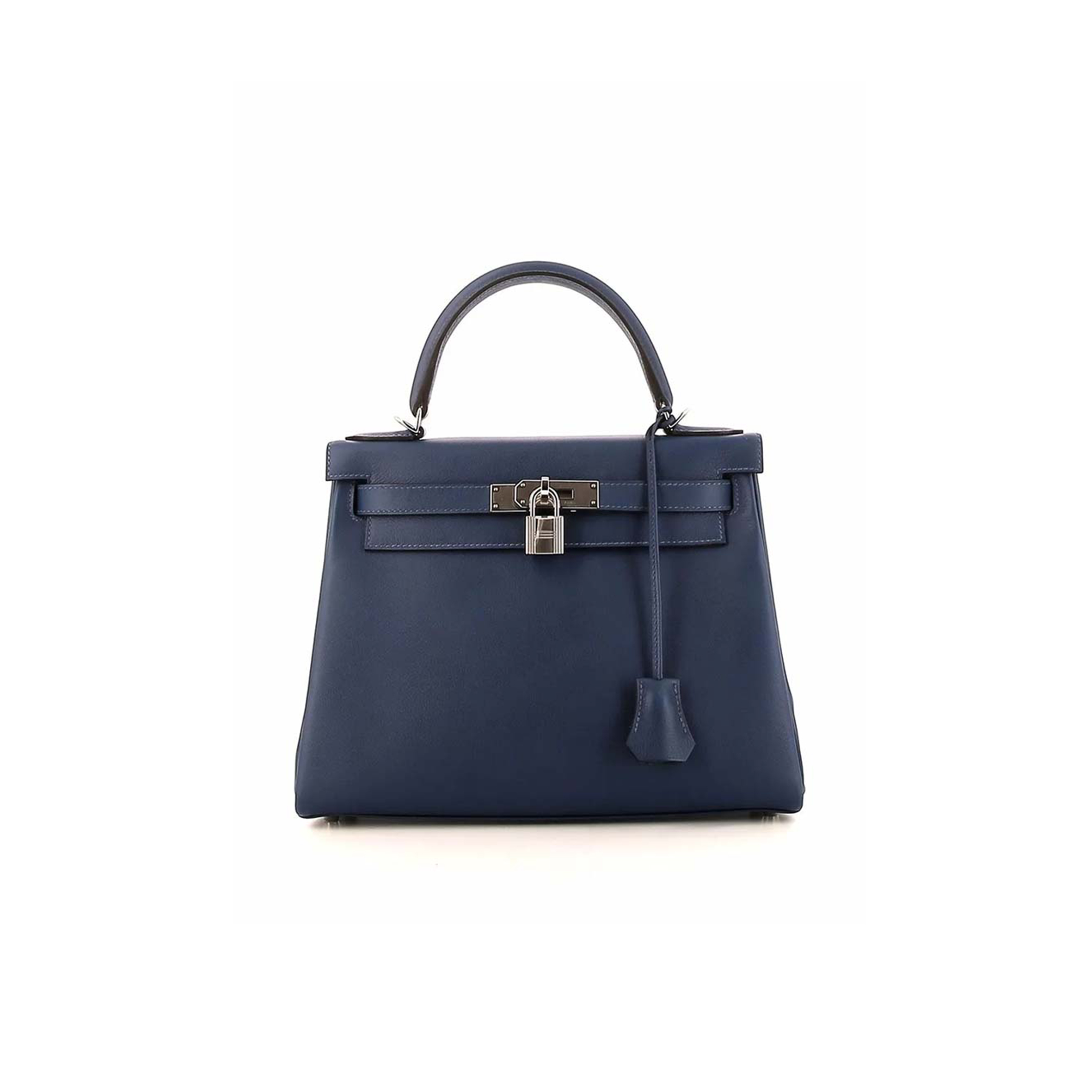 H**mes master kelly 28 vormandum navy silver (28*22*10cm)